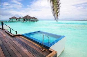 Water Front Beach Villa with Pool - Kihaa Maldives